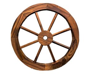 Wood Wagon Wheel Decor (2)