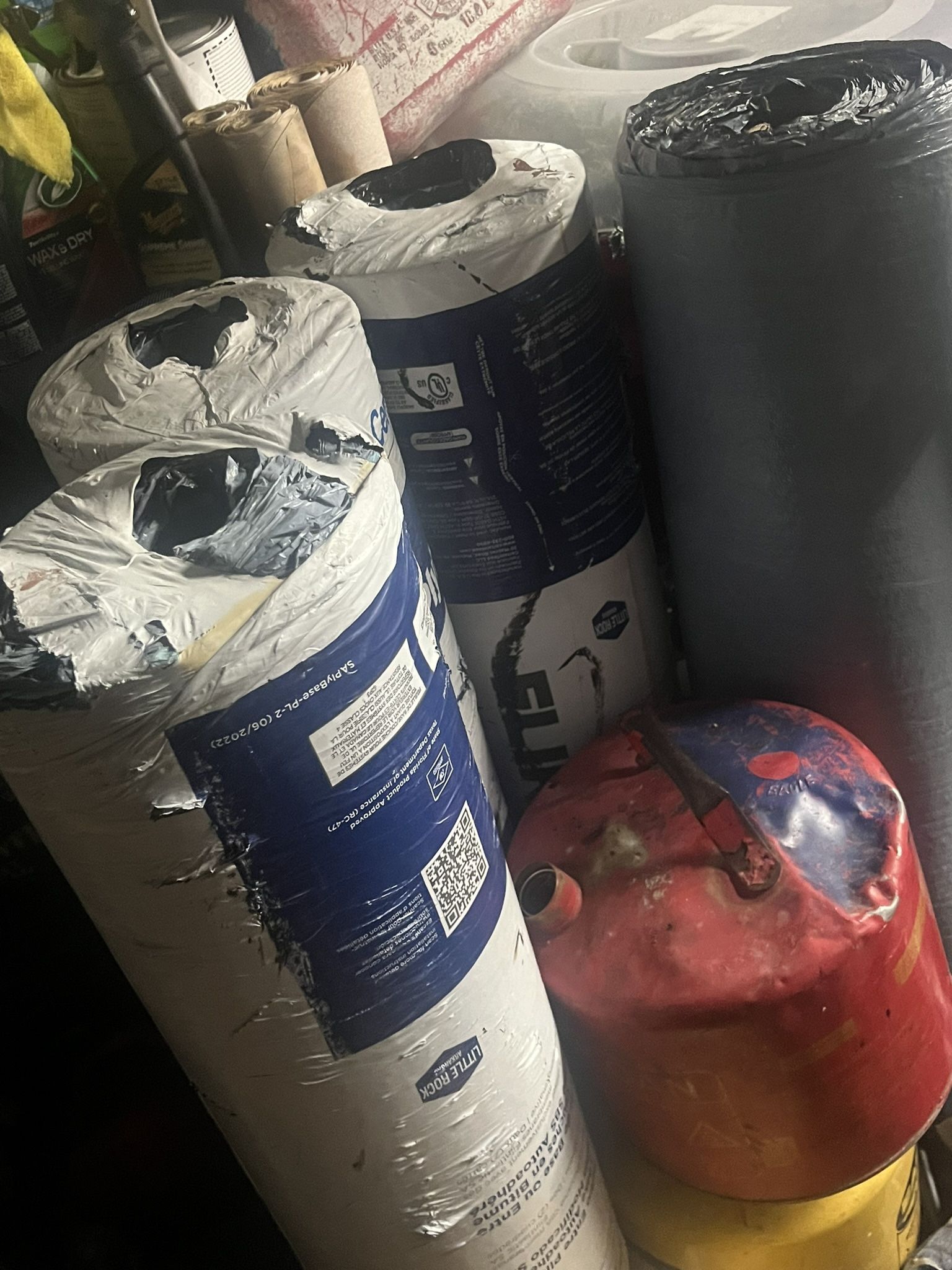 Roofing Base Sheet 3 Rolls And A Started Roll