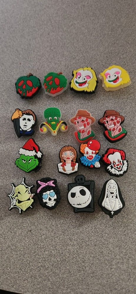 Spooky Croc Charms/Pins