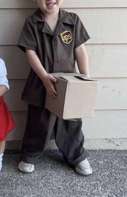 Toddler UPS Halloween Costume