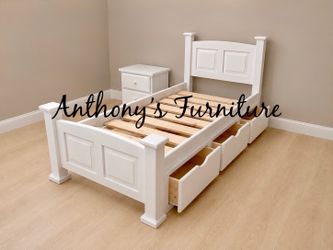 New twin bed frame with drawers