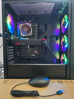 Gaming pc intel i5-8400, rx vega 64, 16 gb ram, ssd, wifi, keyboard and mouse