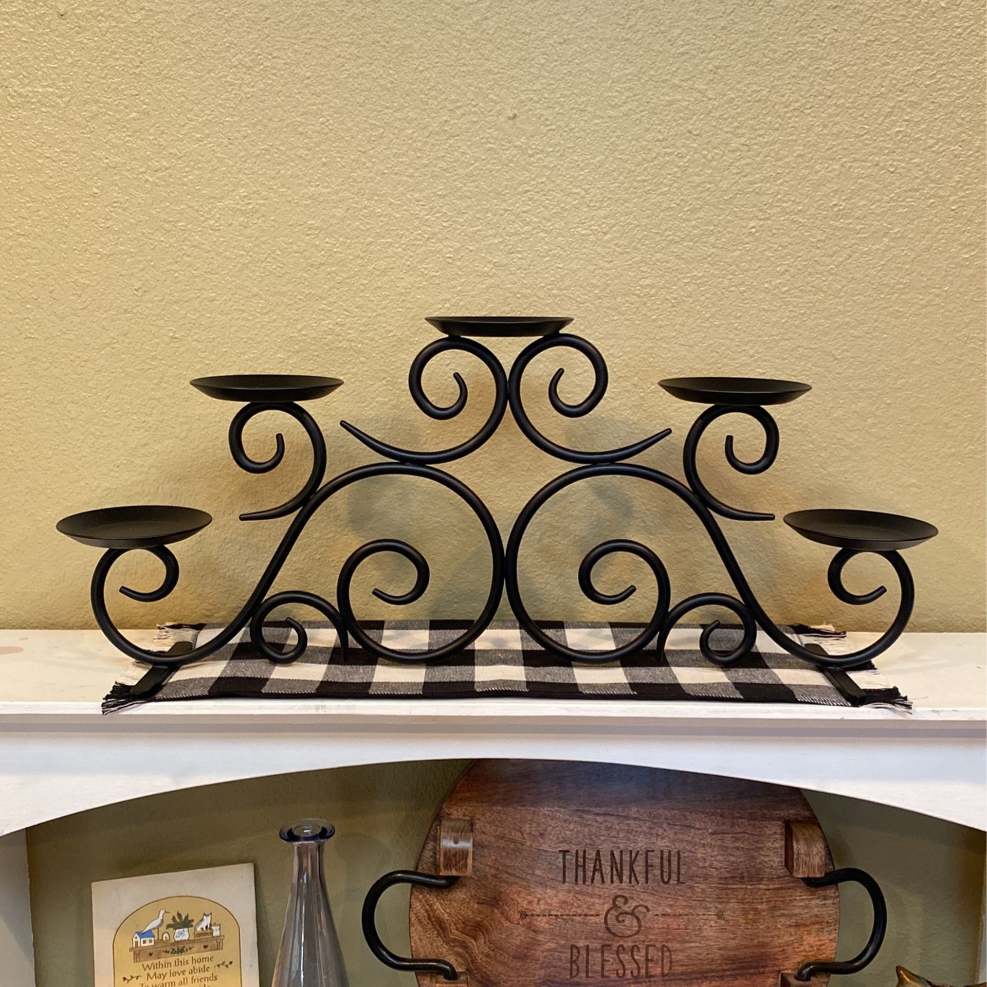 Party Lite- Hearthside Collection’s 5 Piece Candle Holder