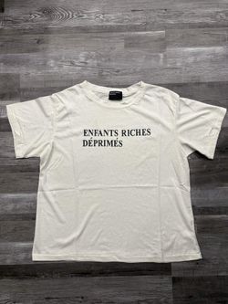 ERD Off White Distressed T Shirt