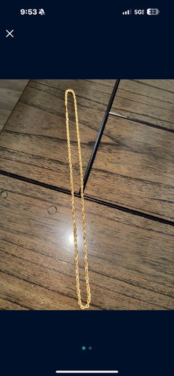 Rope 14k Real Gold Chain 11 Grams Wanting To Trade For A Rolex Chain Read Description 