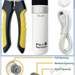 Dog Cat Nail Grinder and Nail Clippers