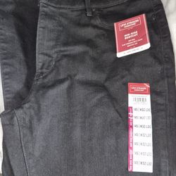 Levi Strauss mid rise boot cut black size 14