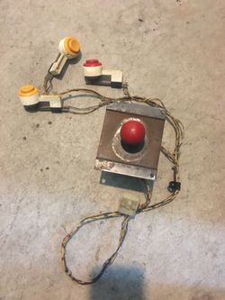 Namco Galaga arcade game joystick works great with buttons and wiring