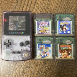 Super Mario Bros 5 Game Boy Color Nintendo GBC Donkey Kong Console Harry girl do