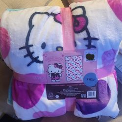 Hello Kitty Valentines Blanket 