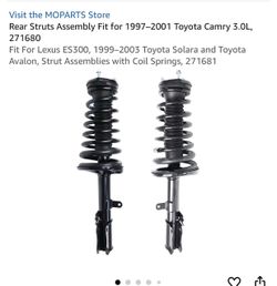 MOPARTS Rear Strut Assembly Pair Toyota Camry