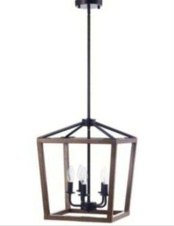 Merra 5-Light Dark Brown Chandelier