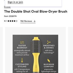 New In Box Dry Bar Double Shot