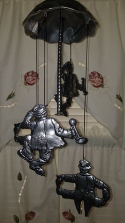 Vintage Carson Hobo Canopy Pewter Chime