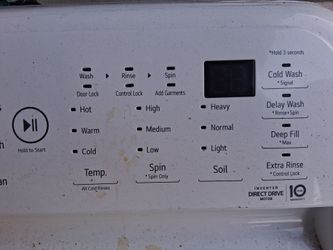 LG washer and dryer combo