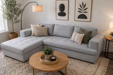 ✨ Modern Gray Sectional Couch ✨”DELIVERY FREE”
