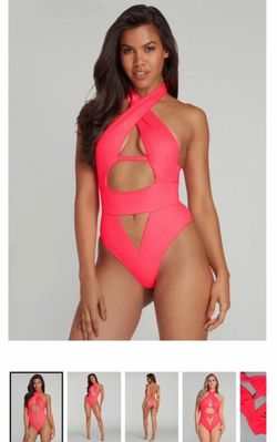 Agent Provocateur Anja Neon Pink Swimsuit size 2