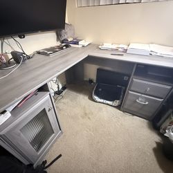 L-shaped Study Desk