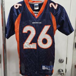 Clinton Portis Jersey NFL Denver Broncos Reebok Kid's