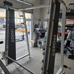 Hoist smith gym equipment exercise fitness plate loaded weight machine