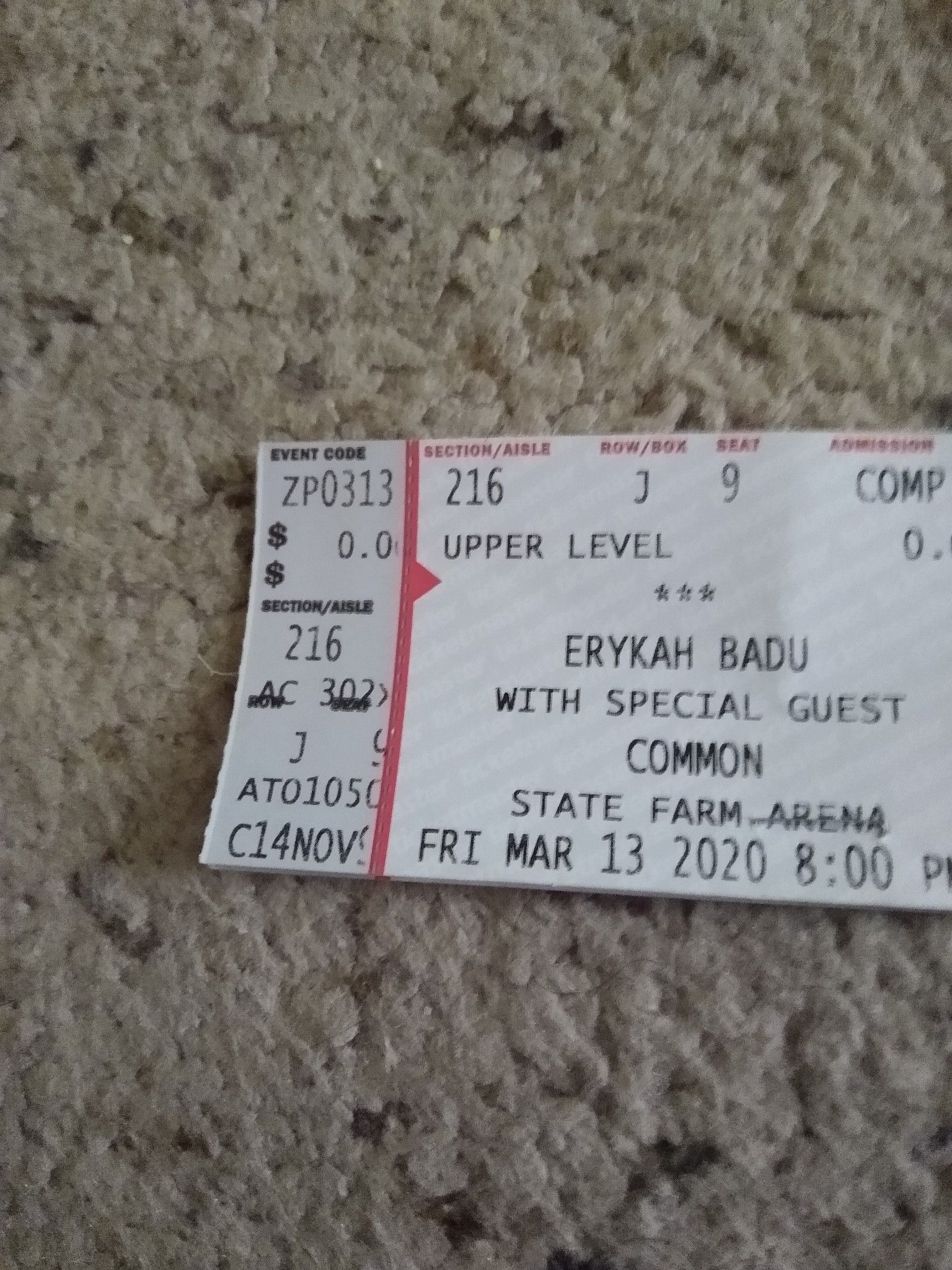 Erykah badu and common tickets