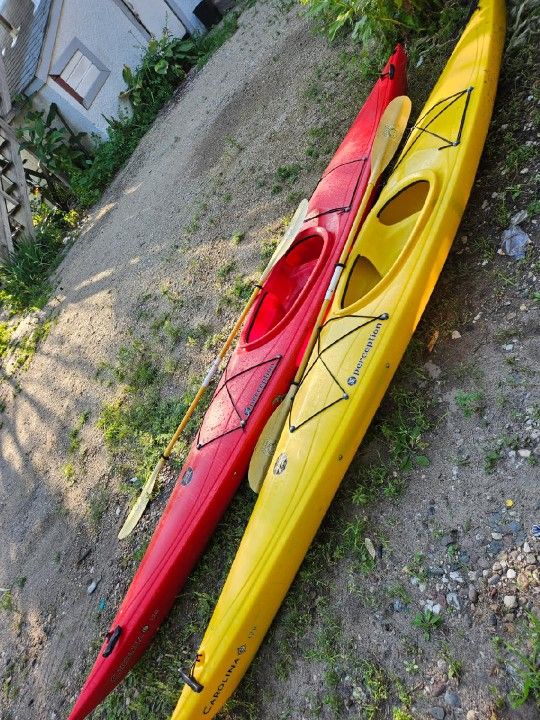 2 Perception Carolina 12.0 Kids Kayaks