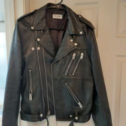 Saint Laurent Black Leather Jacket