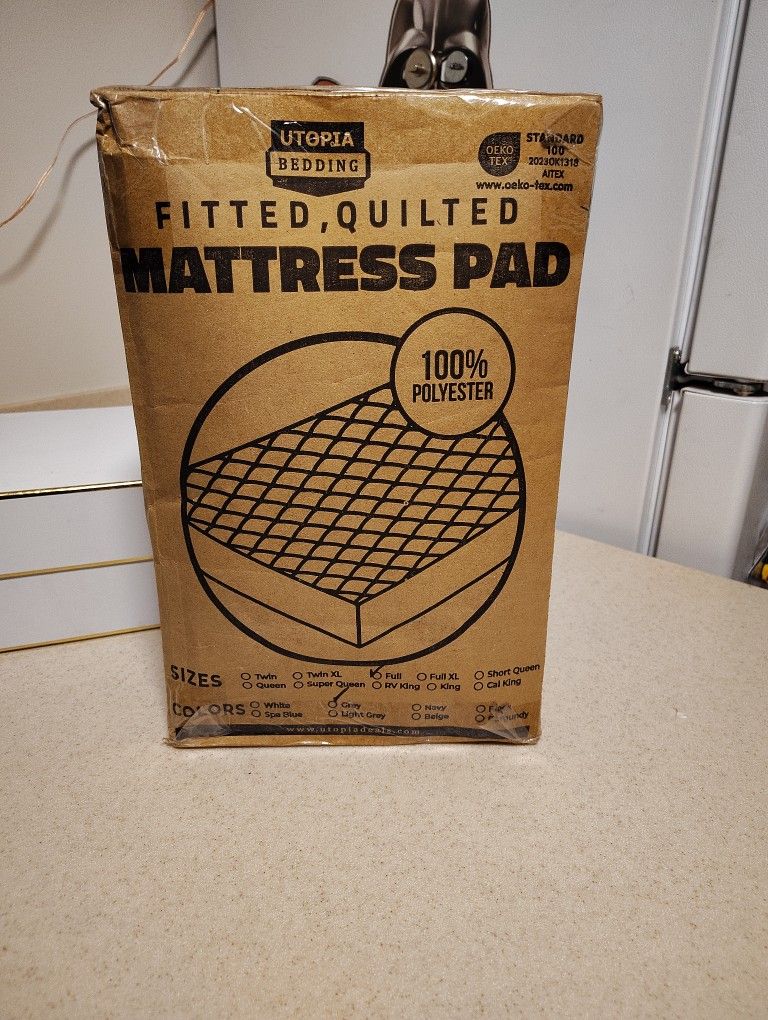 Fitted Mattress Pad Full Size
