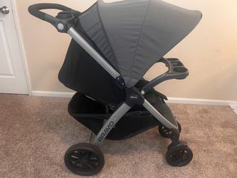 Chicco bravo 3 in 1 stroller and car seat with base, travel system