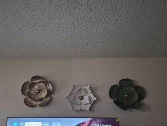 Decoración para pared de flores