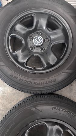 Honda OEM 16” Wheels & Tires Set – 215/70R16