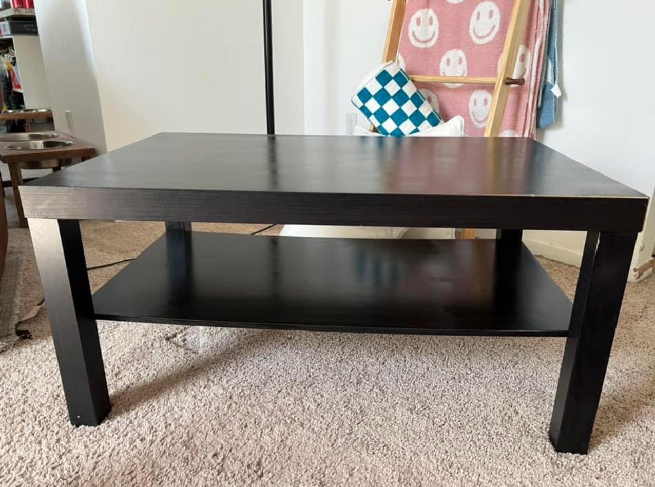 Black IKEA Coffee Table