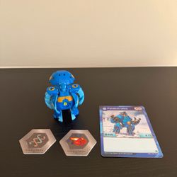 Bakugan Aquos Pandoxx Ultra Blue Battle Planet B400 Card BakuCores