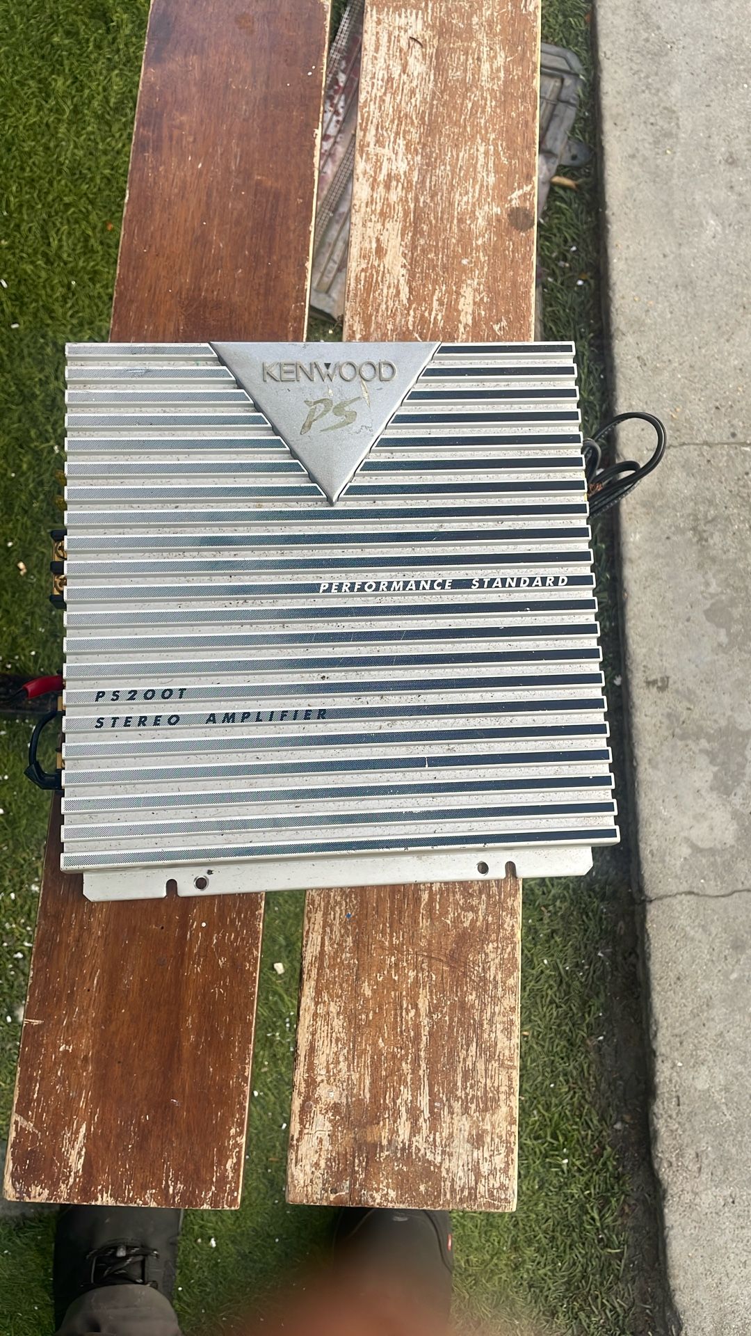 Kenwood amplifier.