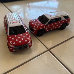 Disney Parks GM Official Product Red Polka Dot Minnie Van Toy Car