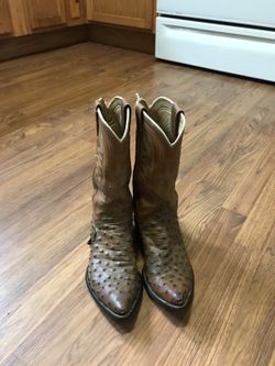Vintage M L Leddy Ostrich Boots For Sale In Westerville Oh Offerup