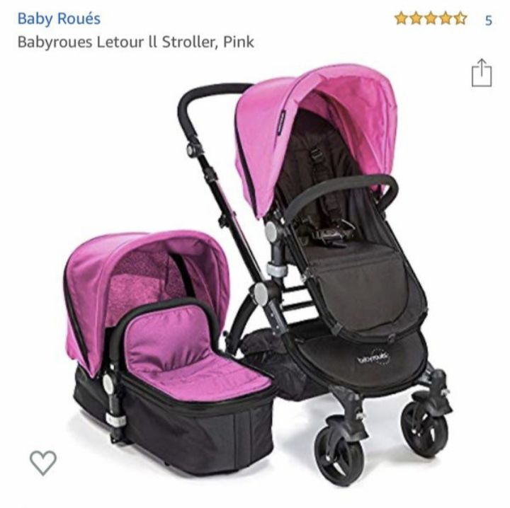 Baby Roues Letour II Stroller Set Pink