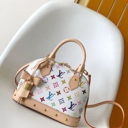 Luxury Alma BB Shell Bag Women Handbag Size 23.5x17.5x11.5cm