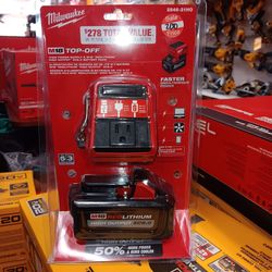 Milwaukee New Kit Power Supply And Battery 6ah 