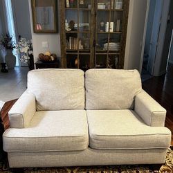 Sofa And Love Seat  Cream Color Matching 