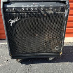 Fender Bassman 100 Bass Guitar Combo Amplifier Amp 15 inch speaker 