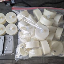 28 Mega Tealights with Remotes