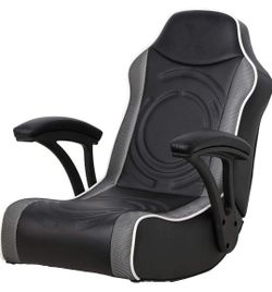 Rocker I Emerald Floor Rocker Gaming Chair I 2.0 Wired Audio System, Headrest-