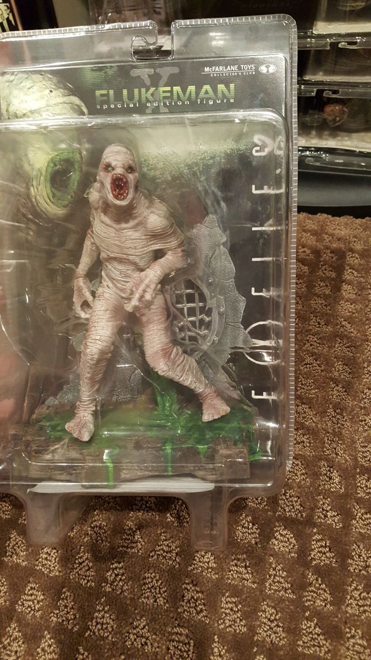 McFarlane Toys Collector's Club special edition figure Flukeman The X Files