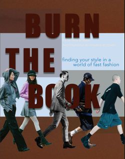 "Burn the Book" Original Magazine Cover Design Print