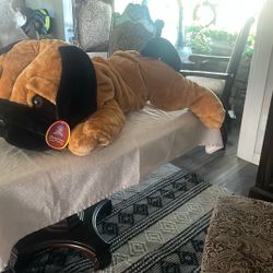 Brand New Huge Bulldog Stuffed Animal Tag Is Still On It!