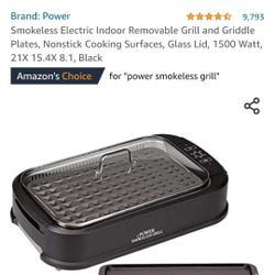 Smokeless Electric Indoor Grill - NEW