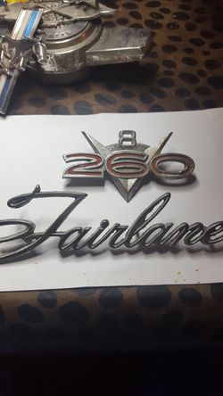 vintage fairlane emblems