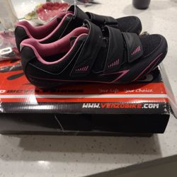 venzo womens Peleton bike shoes New