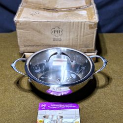  Princess House Heritage Signature 3 Qt Round Casserole w/ Glass Lid